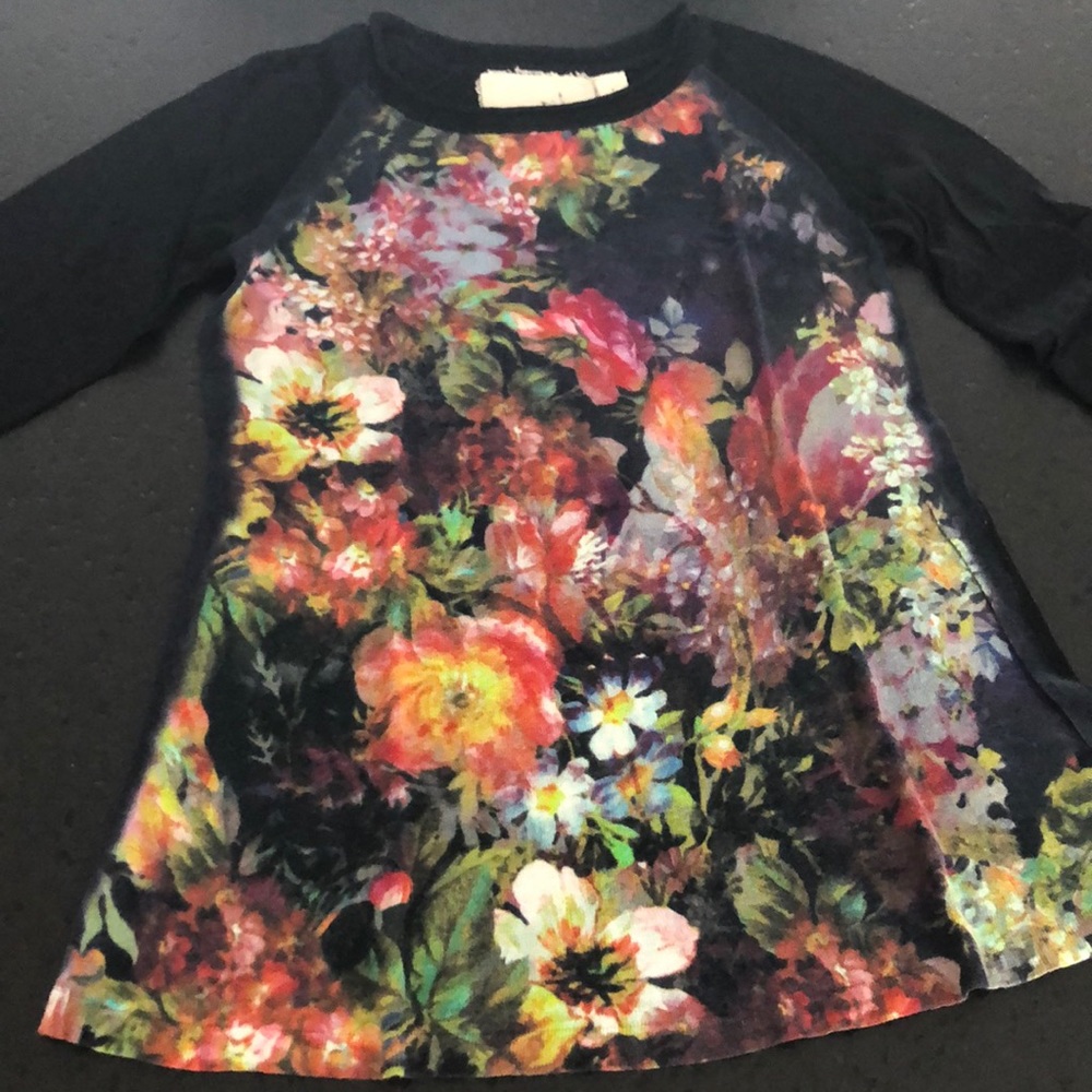 Floral sweater